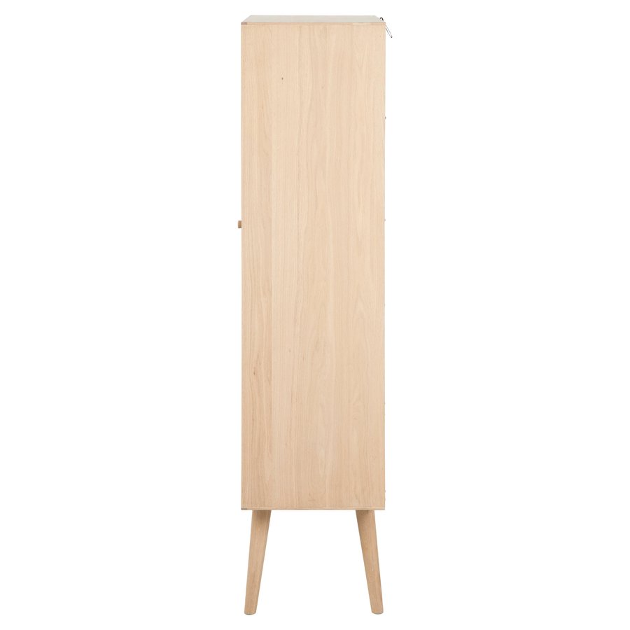 Century Vitrine Hvidpigmenteret Egetræ Stel Hvidpigmenteret