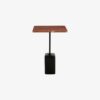 CHAO Sidebord med Marmorplade i Rustrød & Sort Metalstel fra Nordal | 40x40x57 cm hos uniquebeds, home & living - Billede 6