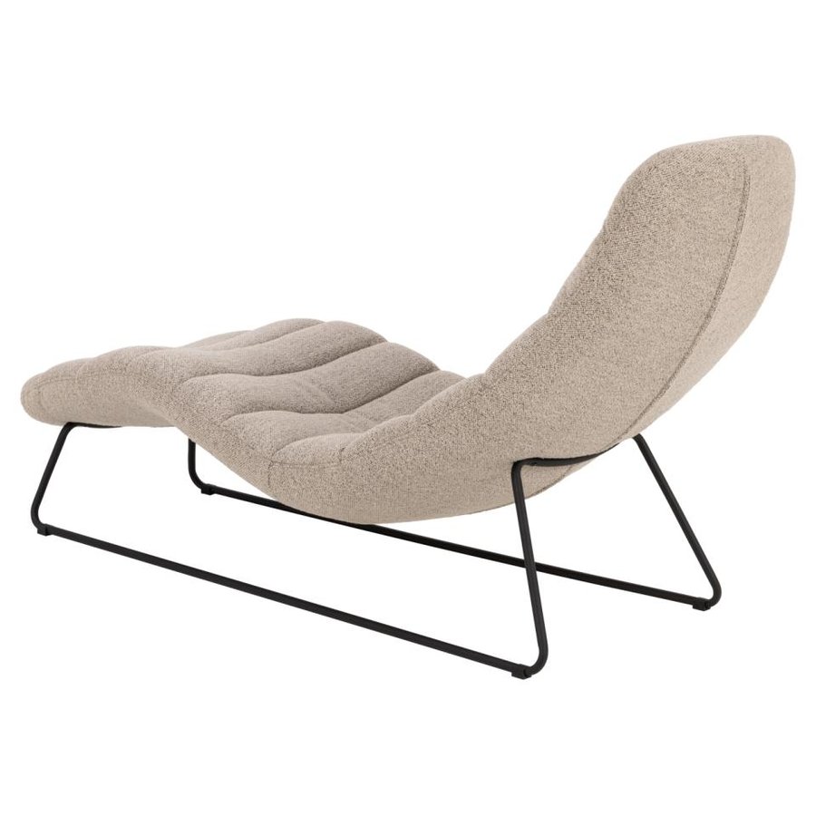 Chaplin Chaiselong Beige Stof Horisontal Syning