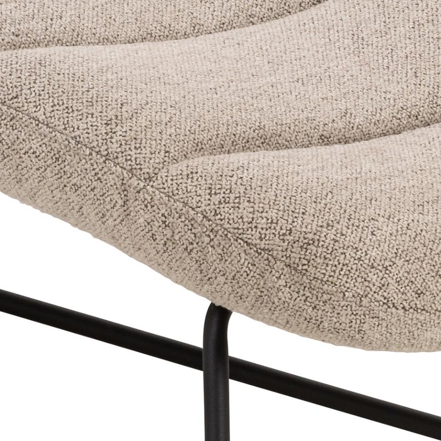 Chaplin Chaiselong Beige Stof Horisontal Syning