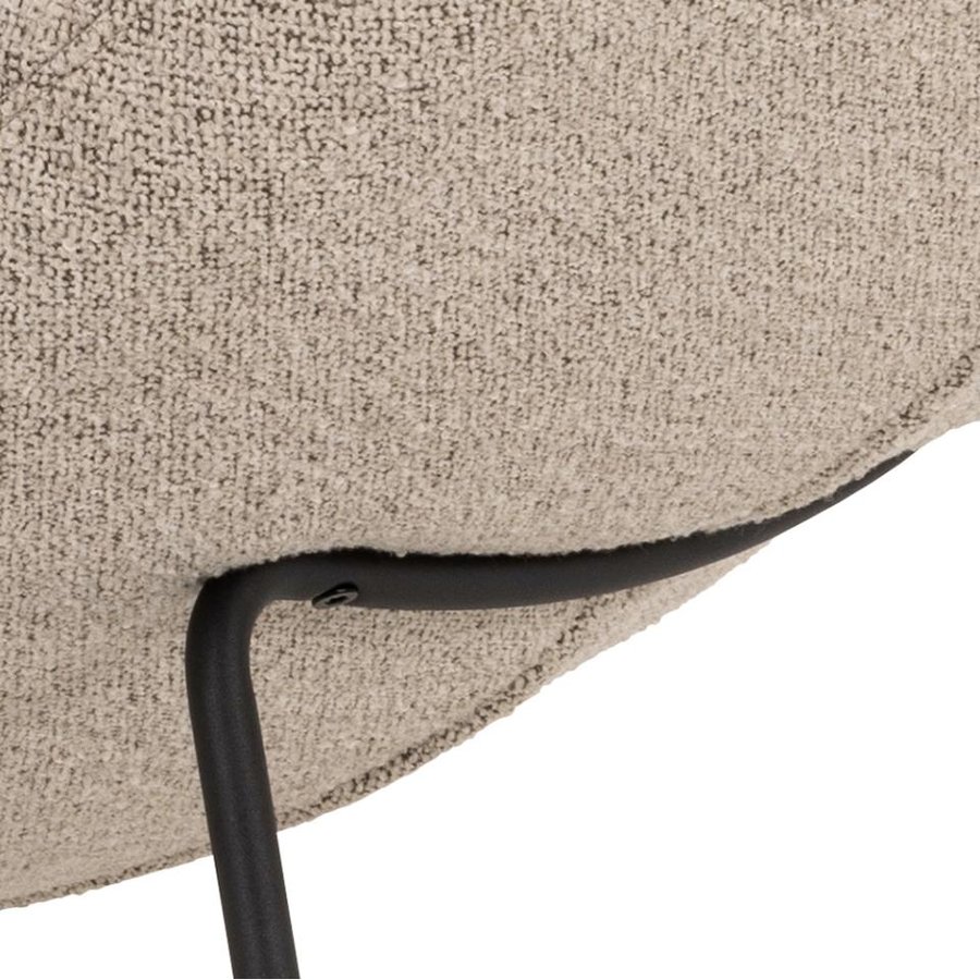Chaplin Chaiselong Beige Stof Horisontal Syning