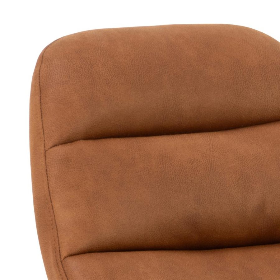 Chaplin Chaiselong Cognac Stof Horisontal Syning