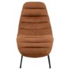 Chaplin Chaiselong Cognac Stof Horisontal Syning