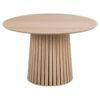 Christo Spisebord Hvidpigmenteret Egetræ Søjlestel Hvidpigmenteret