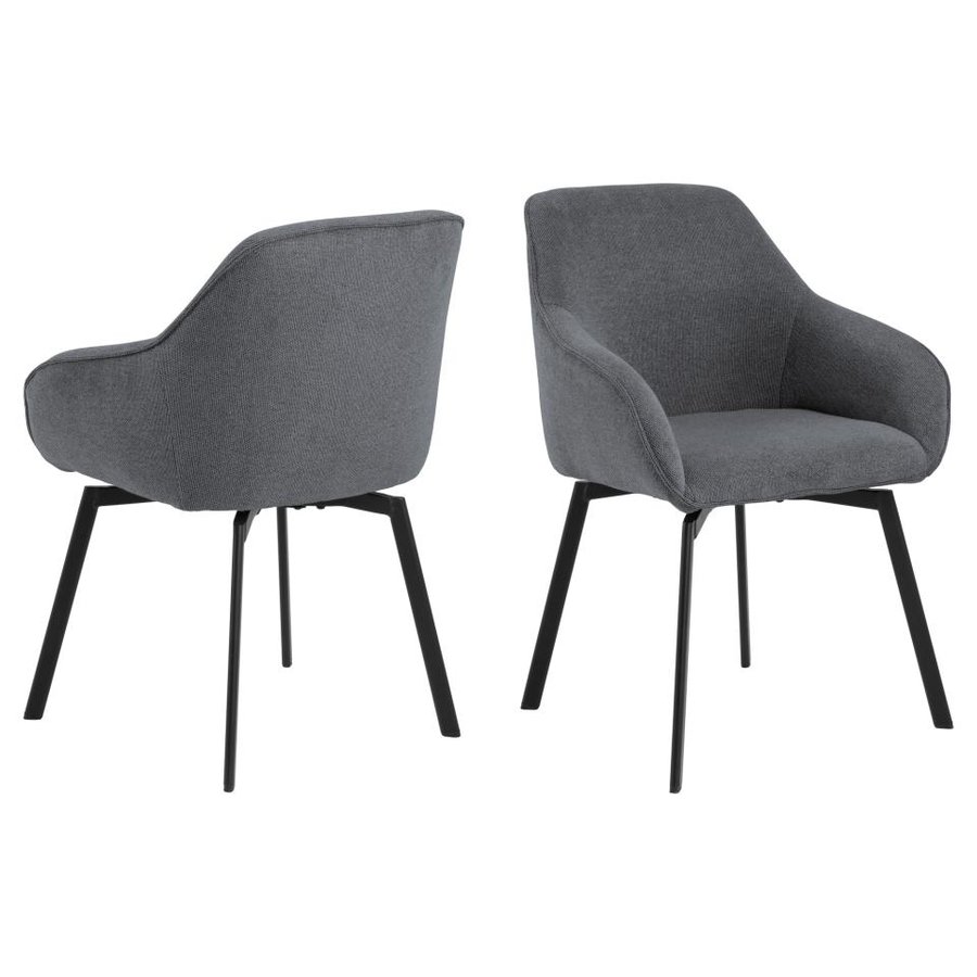clara-spisebordsstol-med-armln-i-antracit-fra-actona-555x585x835cm-0000109086-3 Clara Spisebordsstol Armlæn Antracit Actona