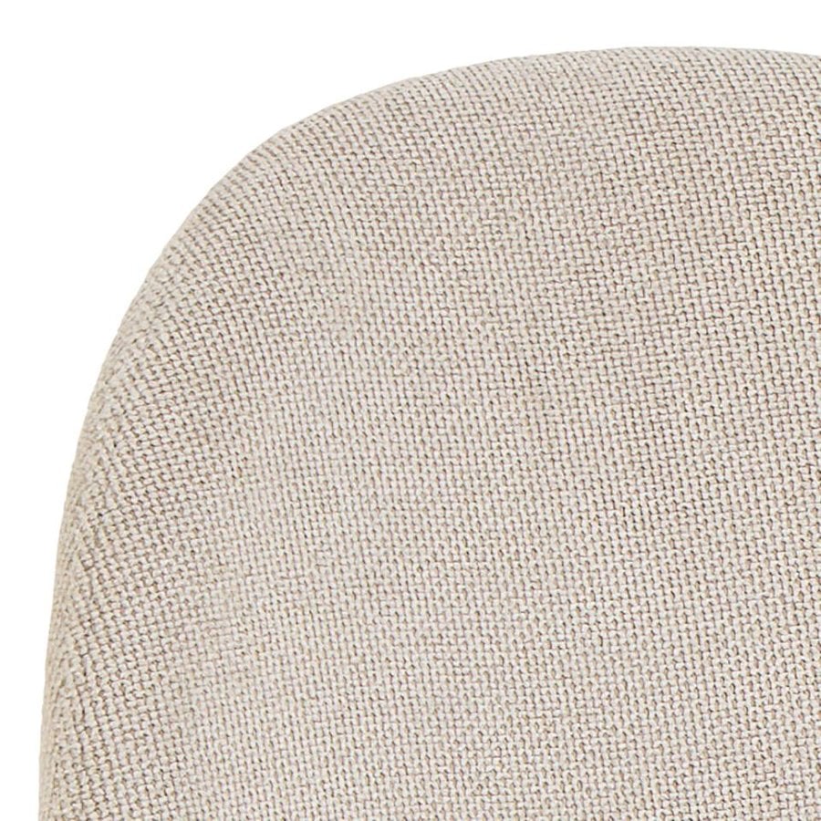 Cliff Spisebordsstol Beige Stof Lynlås Stel