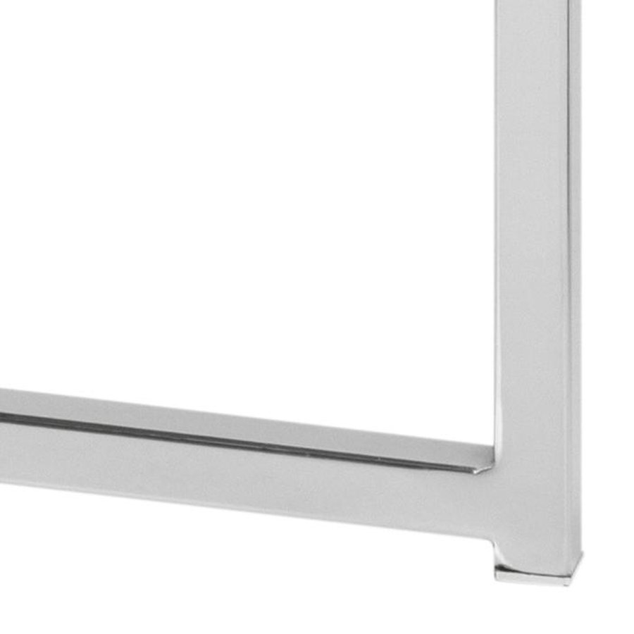 Cross Firkantet Hjørnebord Klar Hærdet Glas