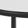 Cross Rund Hjørnebord Røgfarvet Glas Stel