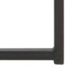 Cross Rund Hjørnebord Røgfarvet Glas Stel