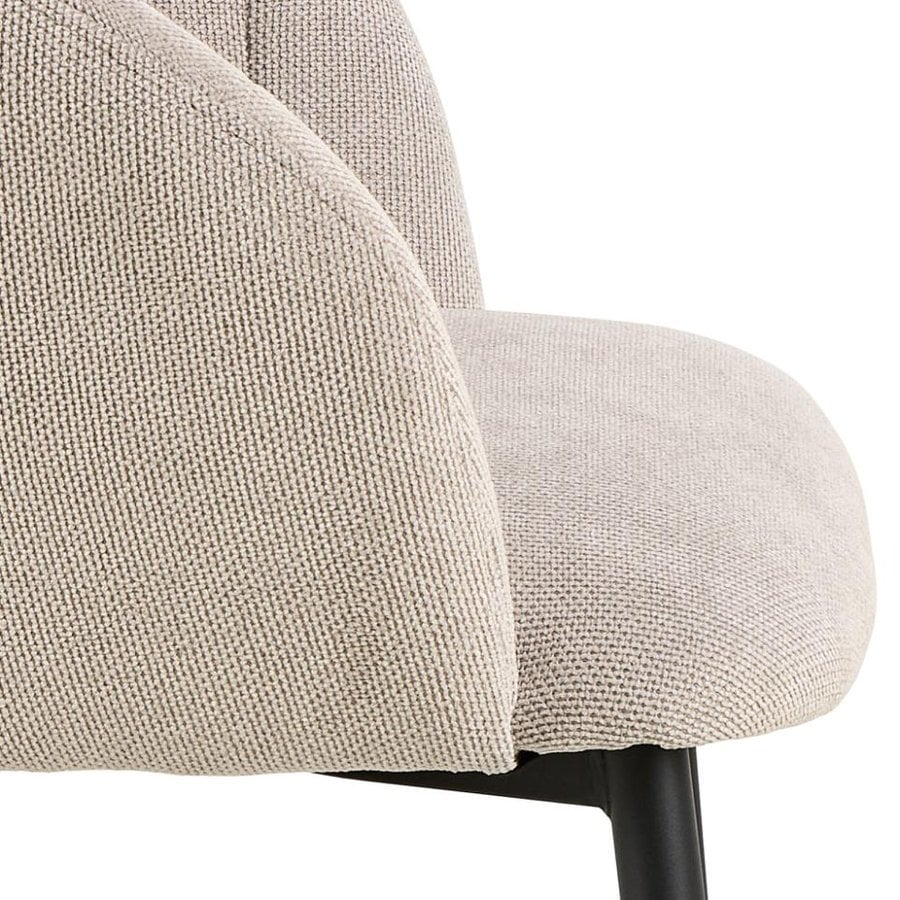 daniella-spisebordsstol-i-beige-stof-med-armln-og-stel-i-sort-stl-fra-0000109068-10 Daniella Spisebordsstol Beige Stof Armlæn Stel