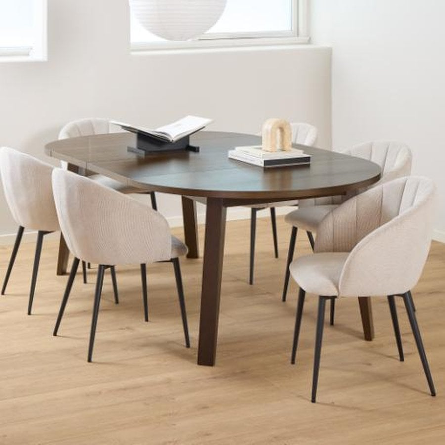 daniella-spisebordsstol-i-beige-stof-med-armln-og-stel-i-sort-stl-fra-0000109068-2 Daniella Spisebordsstol Beige Stof Armlæn Stel