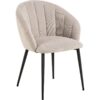 daniella-spisebordsstol-i-beige-stof-med-armln-og-stel-i-sort-stl-fra-0000109068-3 Daniella Spisebordsstol Beige Stof Armlæn Stel