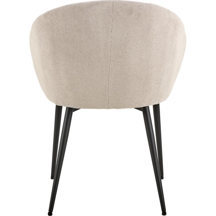 daniella-spisebordsstol-i-beige-stof-med-armln-og-stel-i-sort-stl-fra-0000109068-6 Daniella Spisebordsstol Beige Stof Armlæn Stel