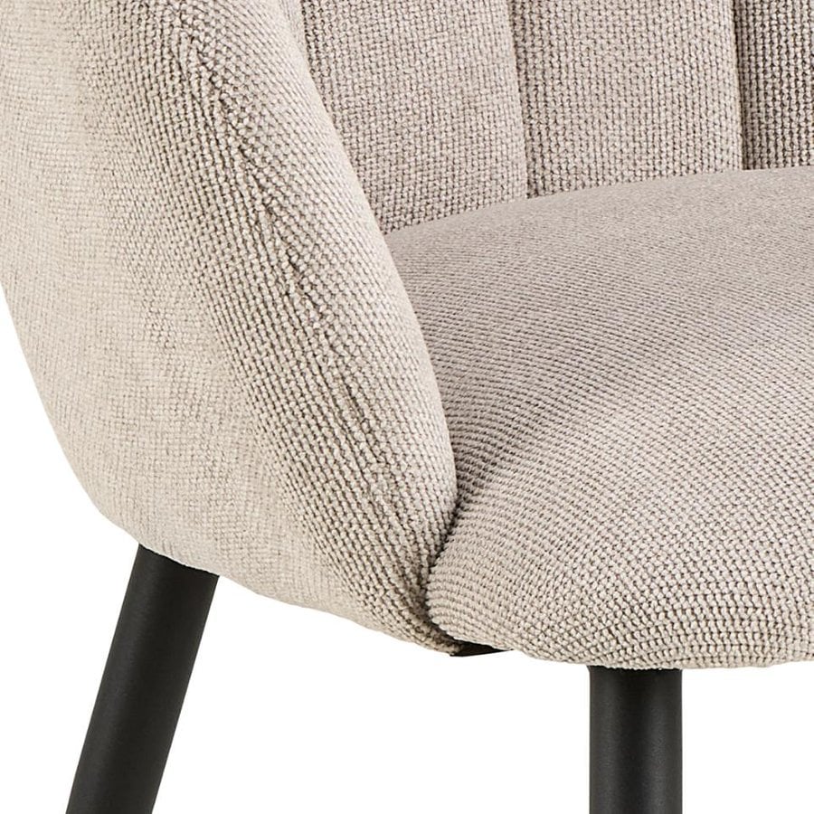 daniella-spisebordsstol-i-beige-stof-med-armln-og-stel-i-sort-stl-fra-0000109068-8 Daniella Spisebordsstol Beige Stof Armlæn Stel