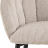 daniella-spisebordsstol-i-beige-stof-med-armln-og-stel-i-sort-stl-fra-0000109068-9 Daniella Spisebordsstol Beige Stof Armlæn Stel