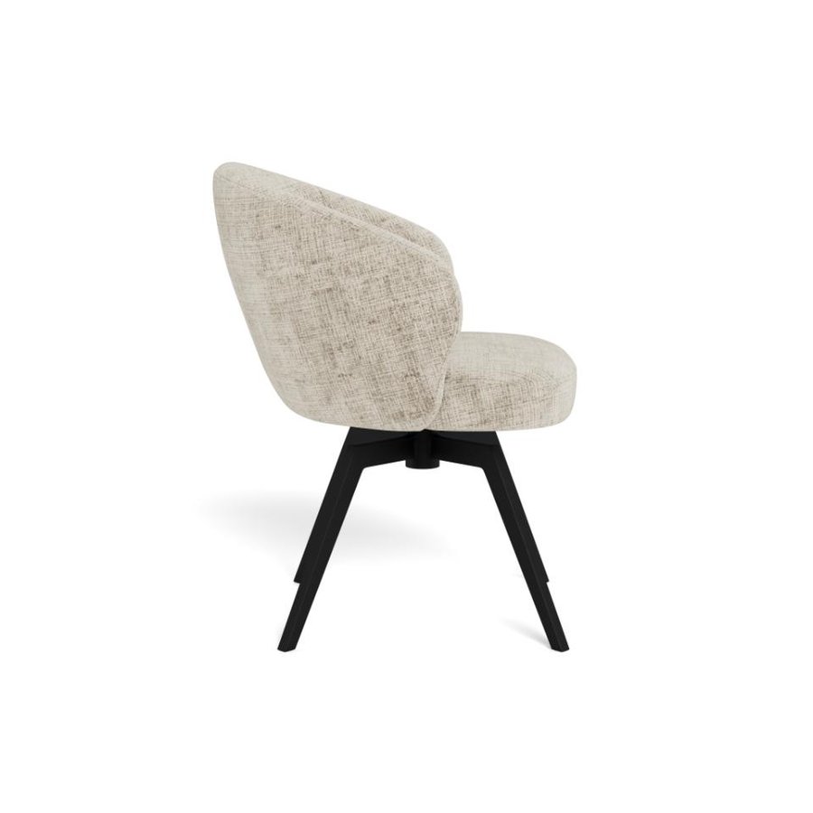 darlene-spisebordsstol-i-beige-stof-med-armln-og-stel-i-sort-stl-fra-a-0000109362-5 Darlene Spisebordsstol Beige Stof Armlæn Stel