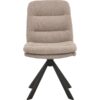 Dean Spisebordsstol Beige Stof Drejefunktion Stel