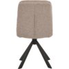 Dean Spisebordsstol Beige Stof Drejefunktion Stel