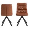 dean-spisebordsstol-i-cognac-pu-retro-med-drejefunktion-og-stel-i-sort-0000109687-4 Dean Spisebordsstol Cognac Pu Retro Drejefunktion
