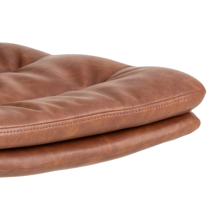 dean-spisebordsstol-i-cognac-pu-retro-med-drejefunktion-og-stel-i-sort-0000109687-7 Dean Spisebordsstol Cognac Pu Retro Drejefunktion