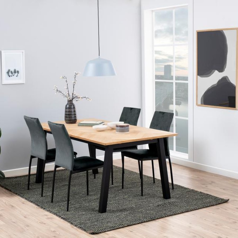 Demina Spisebordsstol Mørkegrå Actona