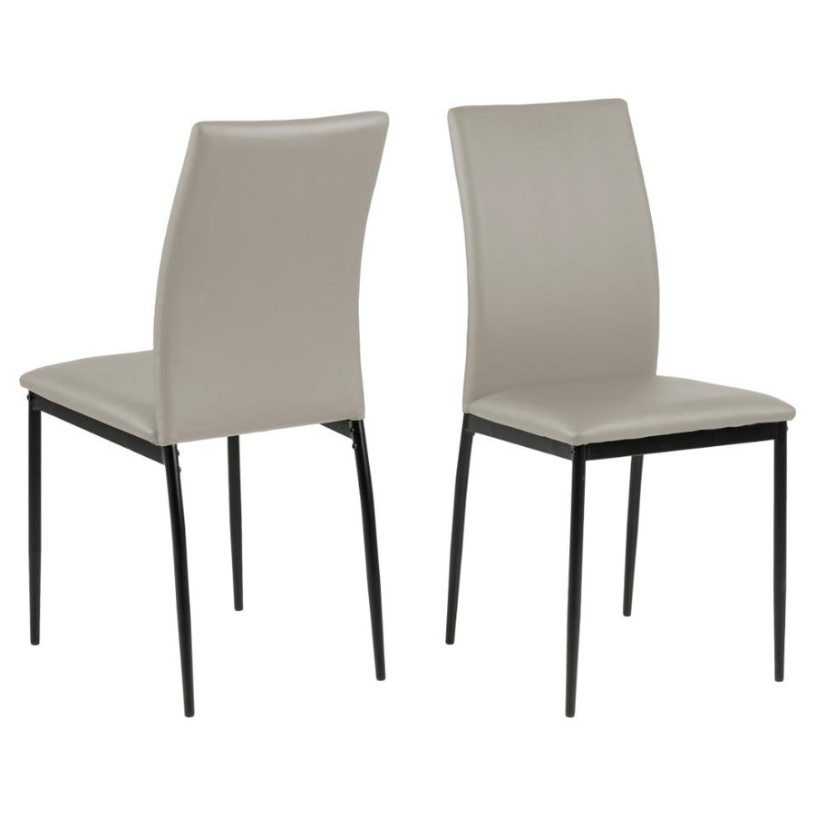 demina-spisebordsstol-i-taupe-pu-og-stel-i-sort-stl-fra-actona-435x53x-0000083028-3 Demina Spisebordsstol Taupe Pu Stel Sort