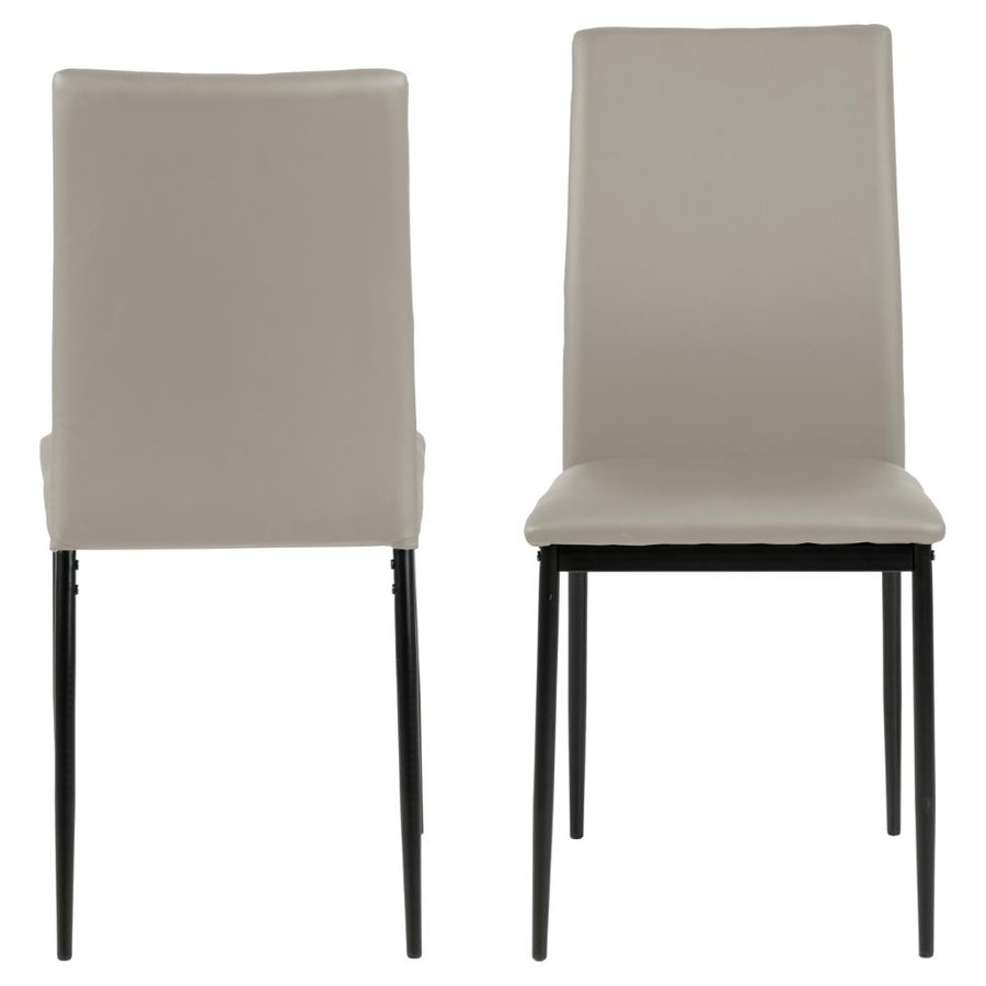demina-spisebordsstol-i-taupe-pu-og-stel-i-sort-stl-fra-actona-435x53x-0000083028-4 Demina Spisebordsstol Taupe Pu Stel Sort