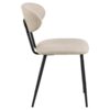 Denise Spisebordsstol Beige Stof Stel Sort