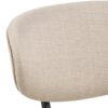 Denise Spisebordsstol Beige Stof Stel Sort