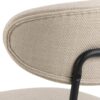 Denise Spisebordsstol Beige Stof Stel Sort