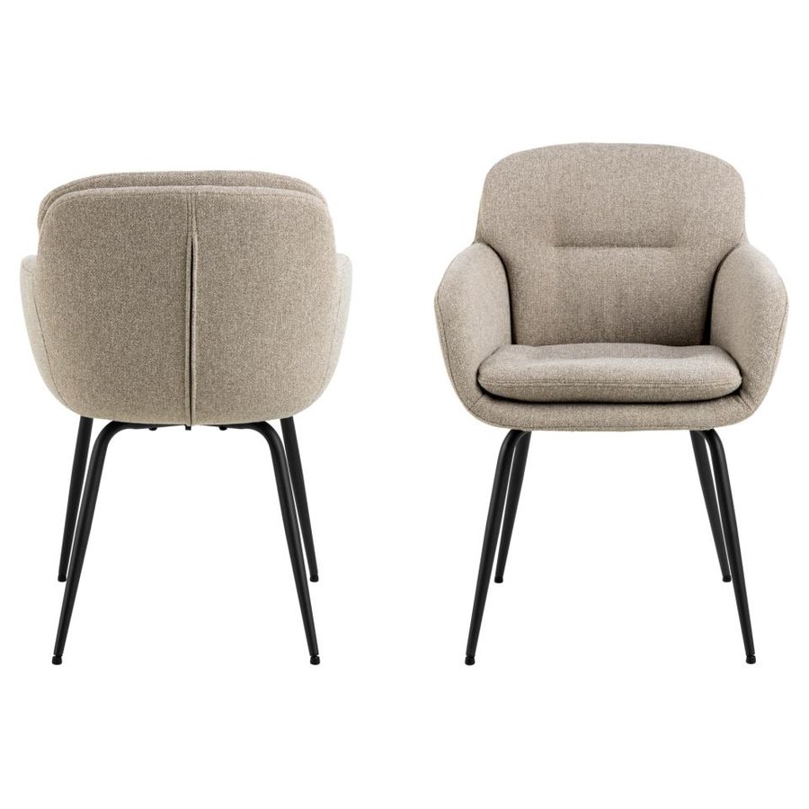 dora-spisebordsstol-med-armln-i-beige-fra-actona-58x59x84cm-0000102655-5 Dora Spisebordsstol Armlæn Beige Actona