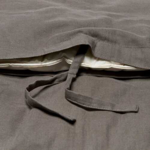 Dynebetræk i 100% Økologisk Bomuld fra Cocoon | Beluga Brown - Billede 2