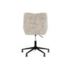 Eddie Skrivebordsstol Beige Jute Stof Armlæn