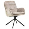 edgar-spisebordsstol-i-beige-juto-stof-med-armln-og-stel-i-sort-stl-fr-0000112438-9 Edgar Spisebordsstol Beige Juto Stof Armlæn