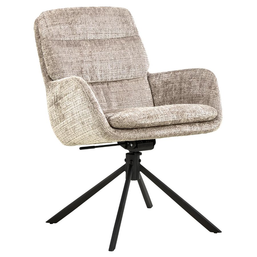 edgar-spisebordsstol-i-beige-juto-stof-med-armln-og-stel-i-sort-stl-fr-0000112438-9 Edgar Spisebordsstol Beige Juto Stof Armlæn
