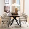 Edina Spisebordsstol Beige Actona