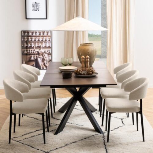 Edina Spisebordsstol Beige Actona