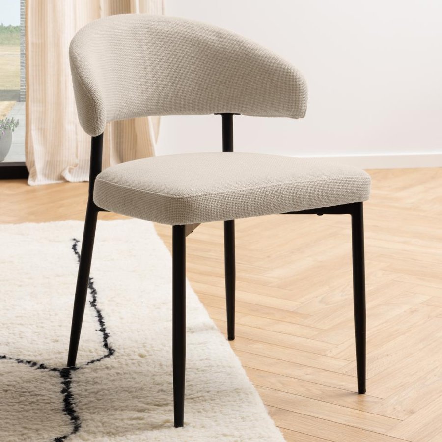 Edina Spisebordsstol Beige Actona
