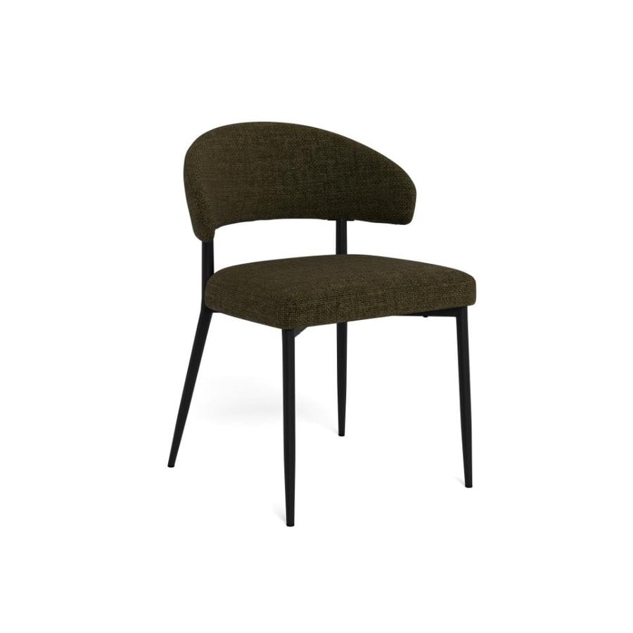edina-spisebordsstol-i-grn-stof-og-stel-i-sort-stl-fra-actona-55x56x77-0000109139-3 Edina Spisebordsstol Grøn Stof Stel Sort