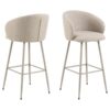 eleanor-barstol-i-beige-stof-med-fodsttte-og-lynls-og-stel-i-gr-stl-fr-0000108178-2 Eleanor Barstol Beige Stof Fodstøtte Lynlås