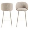 eleanor-barstol-i-beige-stof-med-fodsttte-og-lynls-og-stel-i-gr-stl-fr-0000108178-3 Eleanor Barstol Beige Stof Fodstøtte Lynlås