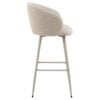 eleanor-barstol-i-beige-stof-med-fodsttte-og-lynls-og-stel-i-gr-stl-fr-0000108178-4 Eleanor Barstol Beige Stof Fodstøtte Lynlås