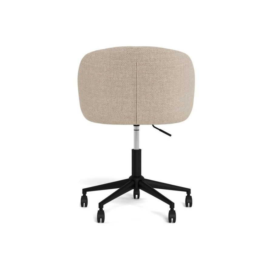 eleanor-skrivebordsstol-i-beige-stof-med-armln-og-stel-i-sort-stl-fra-0000108034-7 Eleanor Skrivebordsstol Beige Stof Armlæn Stel