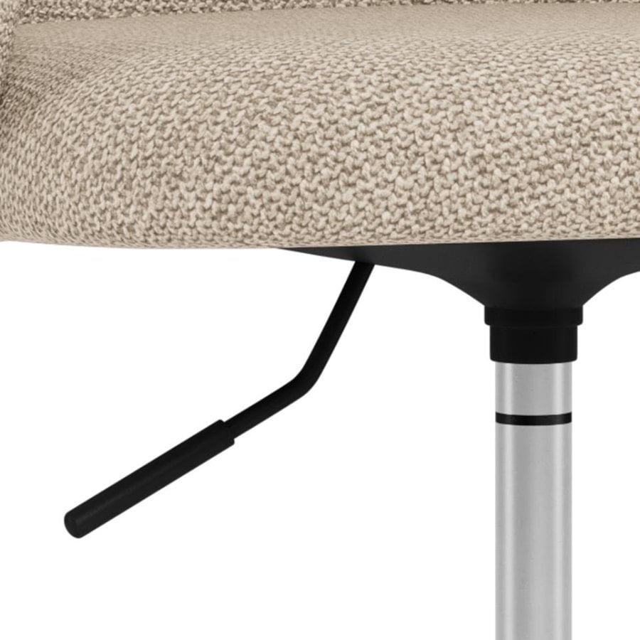 eleanor-skrivebordsstol-i-beige-stof-med-armln-og-stel-i-sort-stl-fra-0000108034-9 Eleanor Skrivebordsstol Beige Stof Armlæn Stel