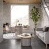 eleanor-spisebordsstol-i-beige-stof-med-armln-og-stel-i-gr-stl-fra-act-0000108177-1 Eleanor Spisebordsstol Beige Stof Armlæn Stel