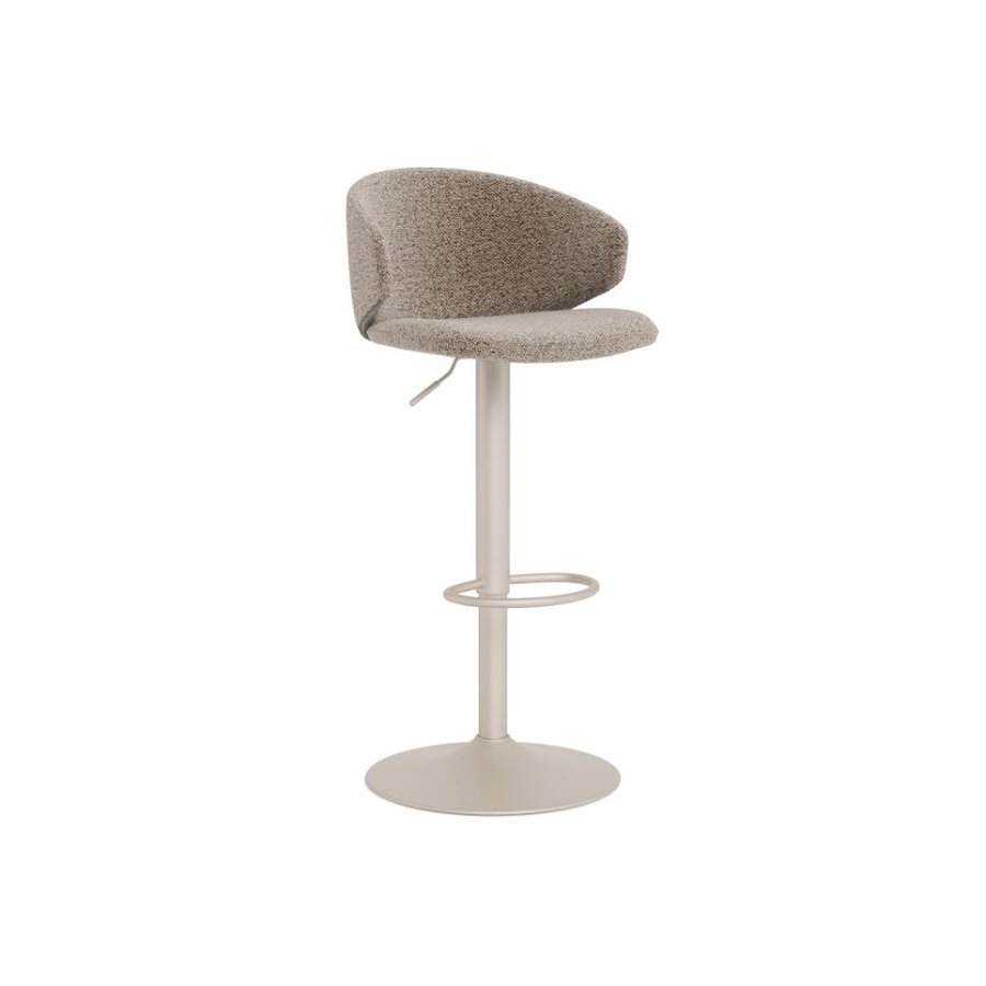 ella-barstol-i-beige-stof-med-drejefunktion-fodsttte-gaspatron-og-hndt-0000109561-4 Ella Barstol Beige Stof Drejefunktion Fodstøtte