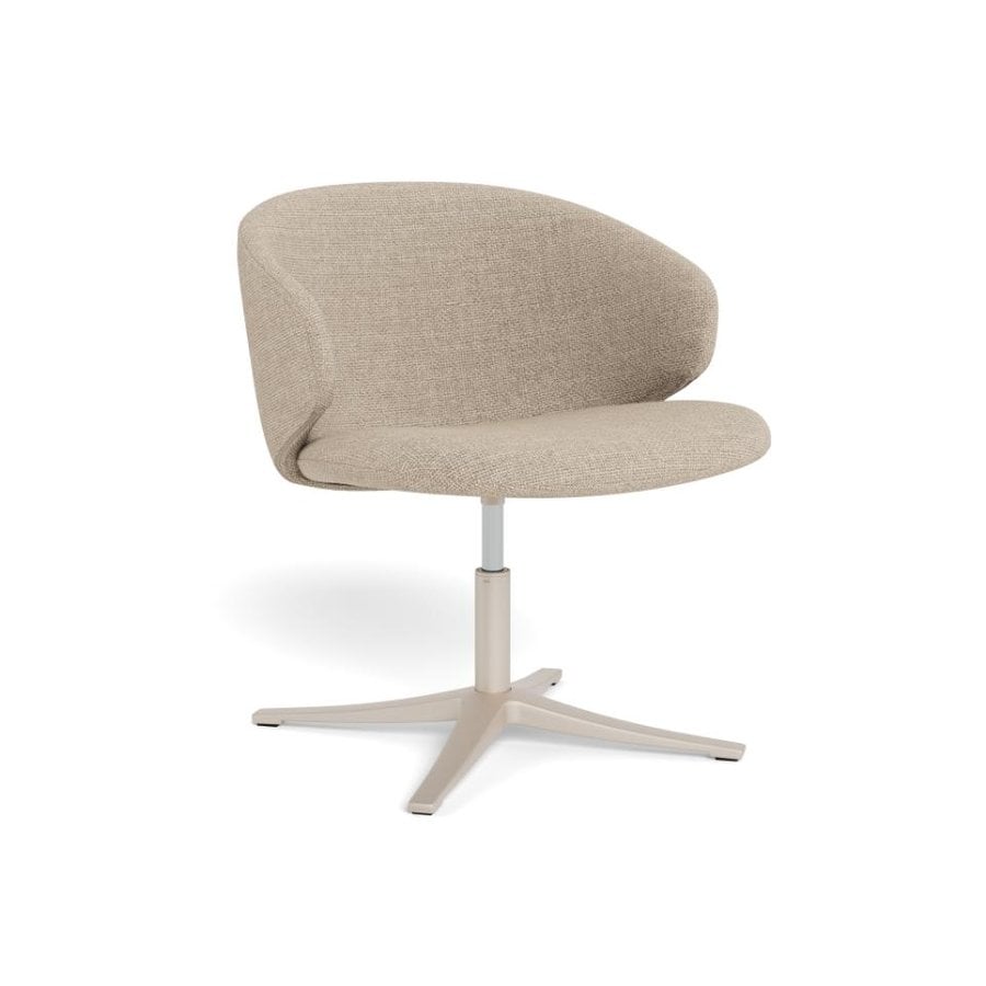 ella-lounge-stol-i-beige-stof-med-armln-og-drejefunktion-og-stel-i-gr-0000114708-1 Ella Lounge Stol Beige Stof Armlæn