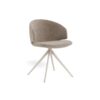 Ella Spisebordsstol Beige Stof Drejefunktion Stel
