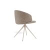 Ella Spisebordsstol Beige Stof Drejefunktion Stel