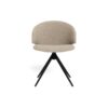 Ella Spisebordsstol Beige Stof Stel Sort